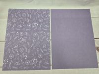 Designpapier Matt-Line -Blütenhochzeit- Lavendel DIN A4